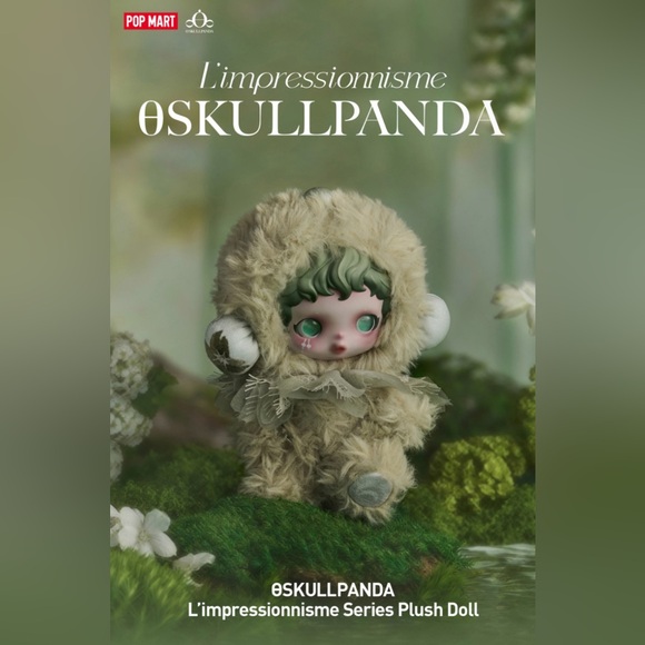 SKULLPANDA L’Impressionnisme Series Plush Doll Blind Box | Pop Mart | NIB - Picture 1 of 11